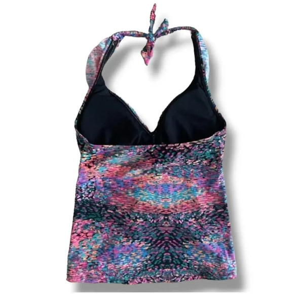 Spanx Love Your Assets Sara Blakely Women’s Ruffled Halter Tankini Swim Top - Picture 2 of 8